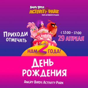 День Рождения Angry Birds Activity Park День Рождения Angry Birds Activity Park